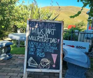 Today is Melktert Dag at Die Plaaskombuis!