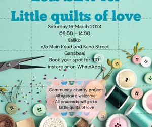 16 March 2024: Sew for a Cause at Kaliko Boutique Fabric Shop!