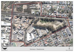 Sluiting van Hermanusstrate vir Twee Maande