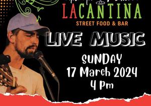 Mike Fabricius at La Cantina Stanford: Sunday, March 17th, 2024, 16:00