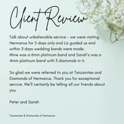 Review from Happy Client (Peter and Sarah)