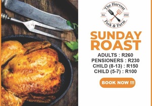 Sunday Roast at The Harvest Fork & Farm!