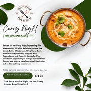 Spice up your Wednesday with Curry Night!
