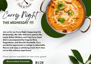 Spice up your Wednesday with Curry Night!
