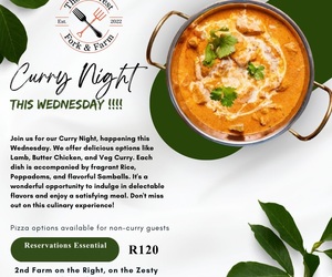 Spice up your Wednesday with Curry Night!