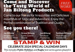 Stamp and Win: Jan Biltong's 2024 Calendar Competition!