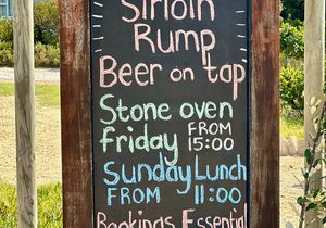 Sirloin Rump, Beer on Tap, Stone Oven Meals, and Sunday Lunch!