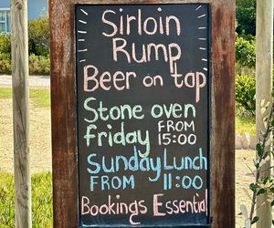 Sirloin Rump, Beer on Tap, Stone Oven Meals, and Sunday Lunch!
