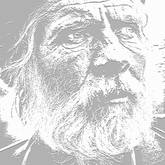 The Old Man - Florence Kruger Papercutting - Xplorio™ Agulhas / Struisbaai