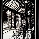 At the station - Florence Kruger Papercutting - Xplorio™ Agulhas / Struisbaai