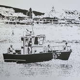 Fishing in Agulhas - Florence Kruger Papercutting - Xplorio™ Agulhas / Struisbaai