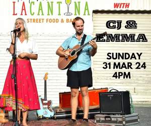 Sunday Sessions Live with CJ and Emma at La Cantina Stanford