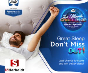 Win a Share of 1 Million with Sealy Beds at S Herholdt!