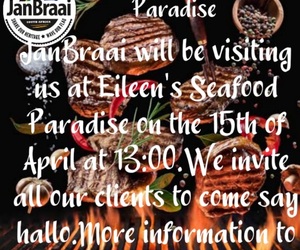 Meet Jan Braai at Eileen's: 15 April 2024!