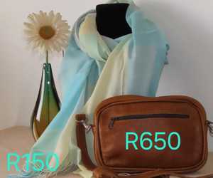 Scarves and Leather Bags