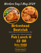 Workers Day Special: Eisbein, Chips, Mushrooms and Beer