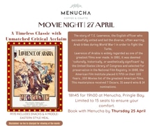 27 April 2024: Movie Night with Middle-Eastern Eats
