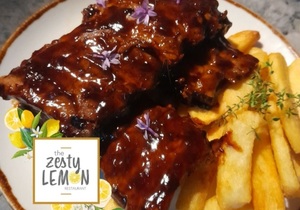New Sticky Pork Ribs and Rustic Chips Special!