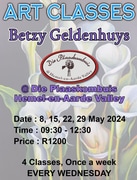 Art Classes with Betzy Geldenhuys