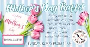 12 May 2024: Mother's Day Buffet