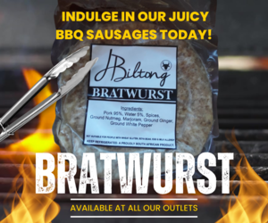 Jan Biltong's Flavourful BBQ Bratwurst Sausage