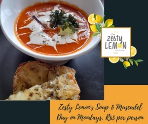 Every Monday: Homemade Soup and Muscadel