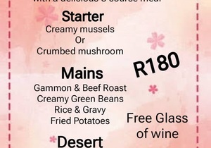 12 May 2024: Mother's Day 3-Course Meal