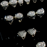 Clip on Earrings - Tanzanites and Diamonds of Hermanus - Xplorio™ Hermanus