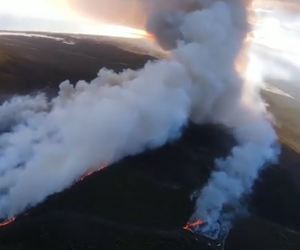 Drone Footage of Controlled Fire at Grootbos