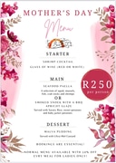 Mother's Day Seafood Menu