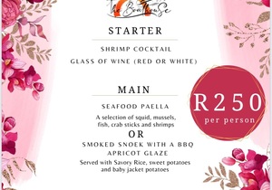 Mother's Day Seafood Menu