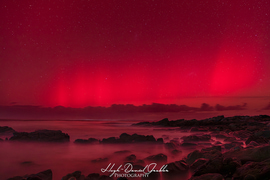 Viral Images of Rare Southern Lights in Gansbaai