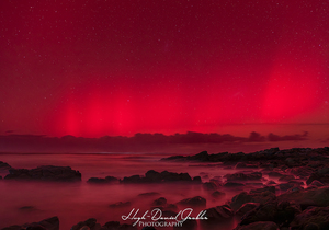 Viral Images of Rare Southern Lights in Gansbaai