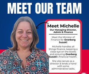 Meet Michelle: Finance Minister at Overberg Suzuki