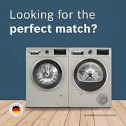 Bosch Laundry Duo: Washer and Dryer