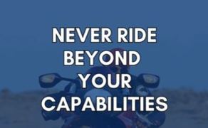 Motorcycle Safety Tip: Ride Within Your Limits