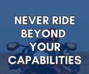Motorcycle Safety Tip: Ride Within Your Limits
