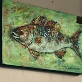 Vry soos n vis 1 @ Hermanus Factory Shop - Gallery Art by Annalene - Xplorio™ Gansbaai