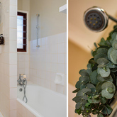 Bath and Shower - Guppy Huys Oceanfron Eco Villa - Xplorio™ Gansbaai