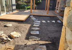 Seafront Landscaping at House Holscher in Eastcliff