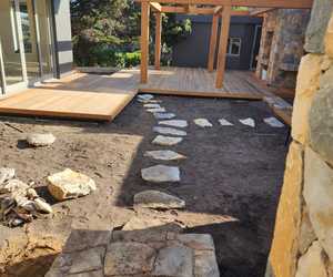 Seafront Landscaping at House Holscher in Eastcliff