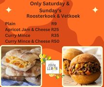 Roosterkoek and Vetkoek on Weekends!