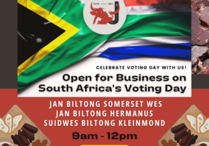 Vote & Nibble: Join Us for South Africa's Voting Day Celebration!