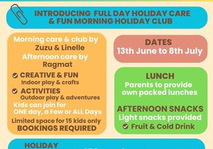 PHES Holiday Programme: 13 June - 8 July 2024