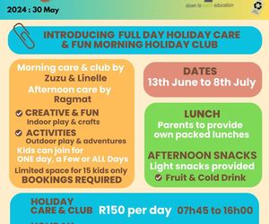 PHES Holiday Programme: 13 June - 8 July 2024