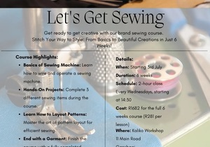 6-Week Sewing Course