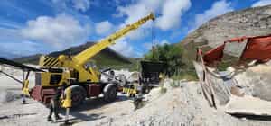 New Hopper Bin with Grizzly for Sizisa Quarry