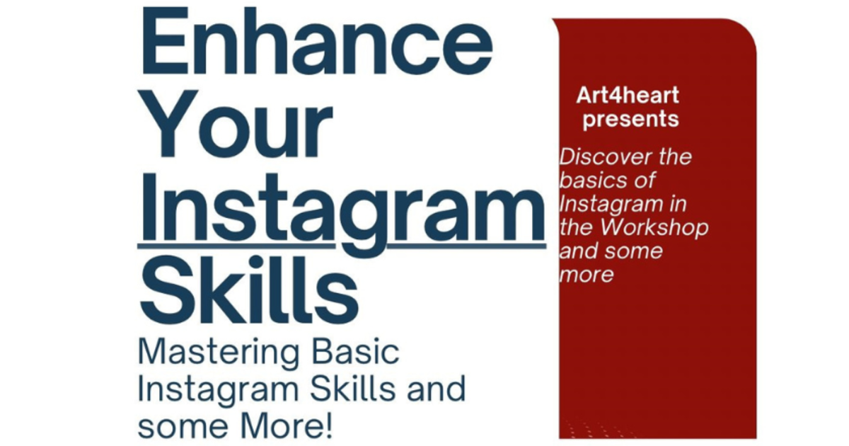 18 June 2024: Instagram Skills Workshop - Art4Heart - Xplorio™ Gansbaai