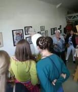 Zuni's Art Exhibition at Chadoka Art & Bicycles: A Success!