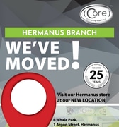 New Location: 8 Whale Park, 1 Argon Street